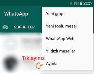 WhatsApp'ta Son Görülme Nasıl Kapatılır