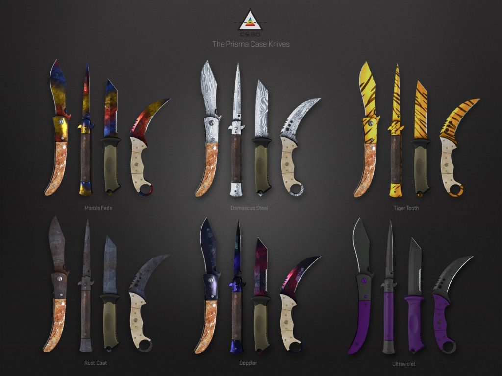 CS: GO yeni bıçak kaplamaları