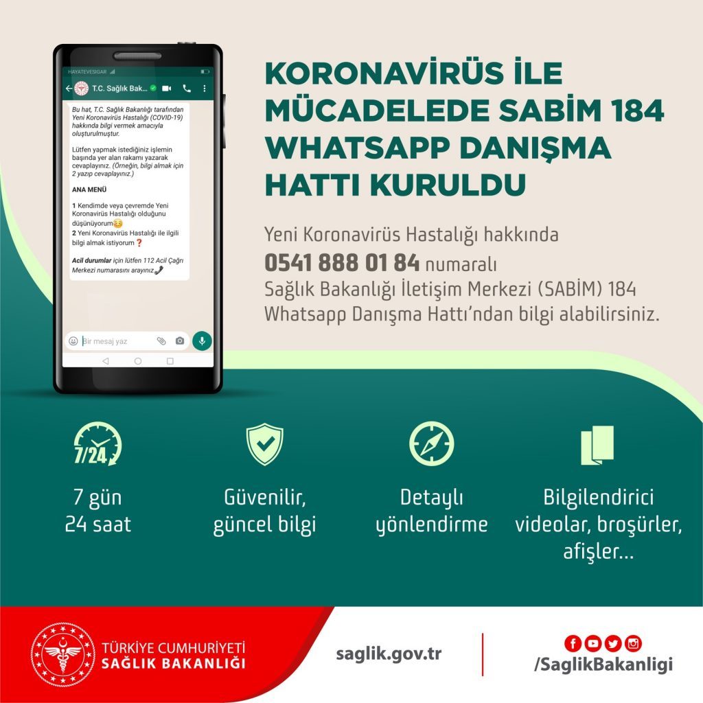 koronavirüs-whatsapp-danisma-hatti