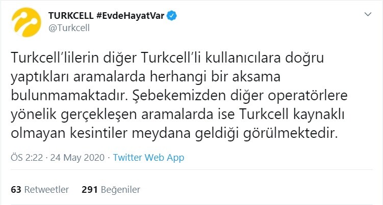 Turkcell Açıklama