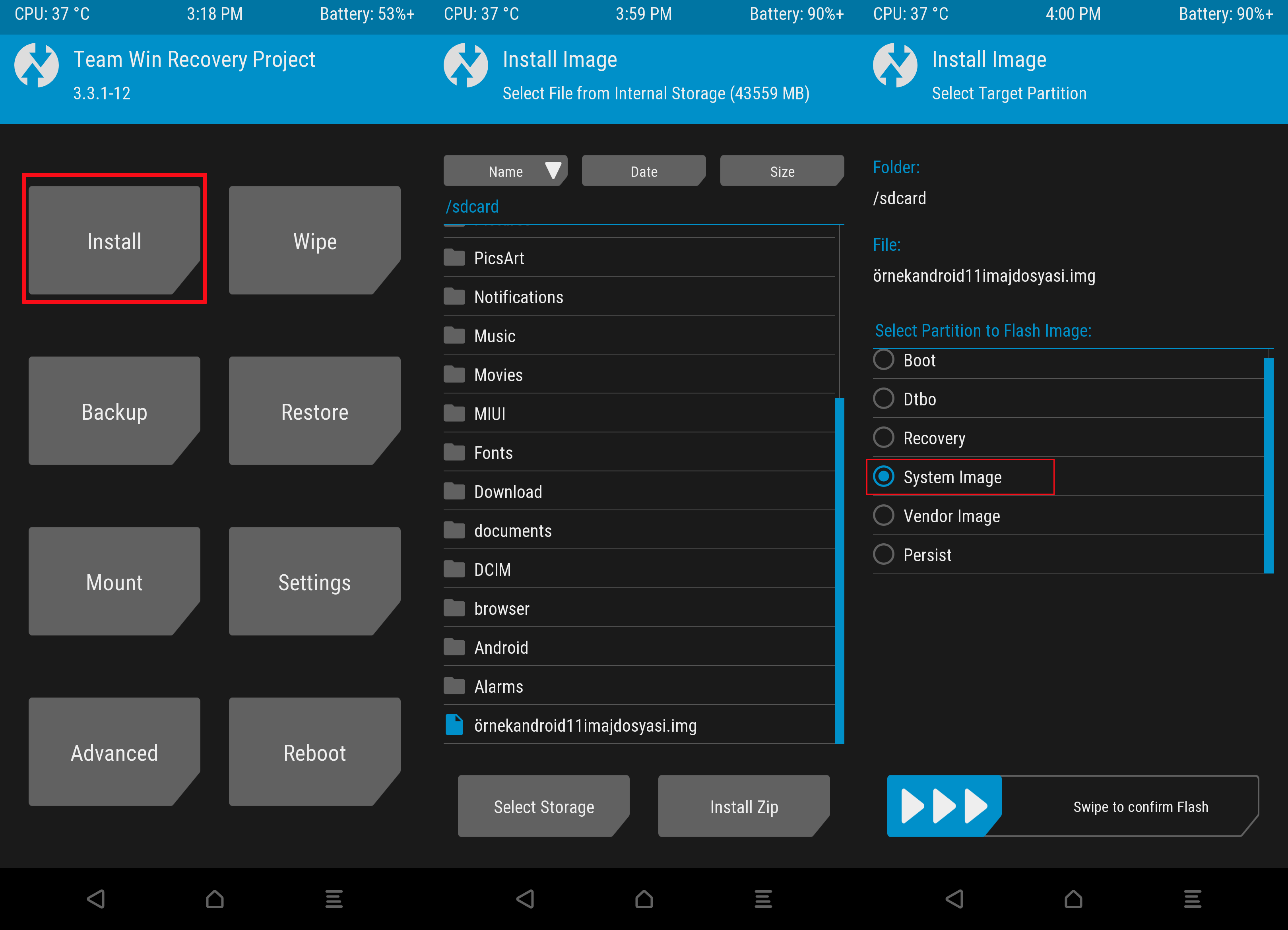 Android 11 Beta GSI TWRP Kurulumu