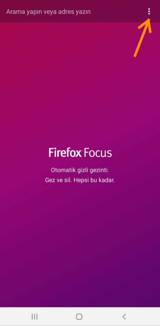 Firefox Focus Ayarlar