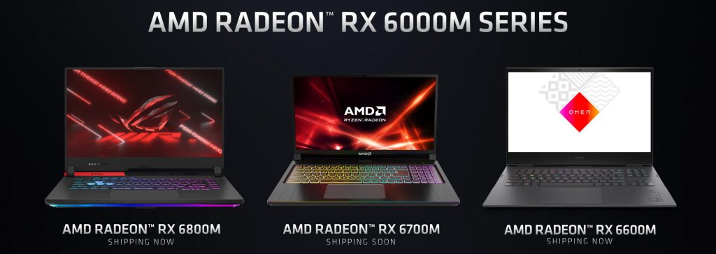 AMD Radeon RX 6000M Serisi