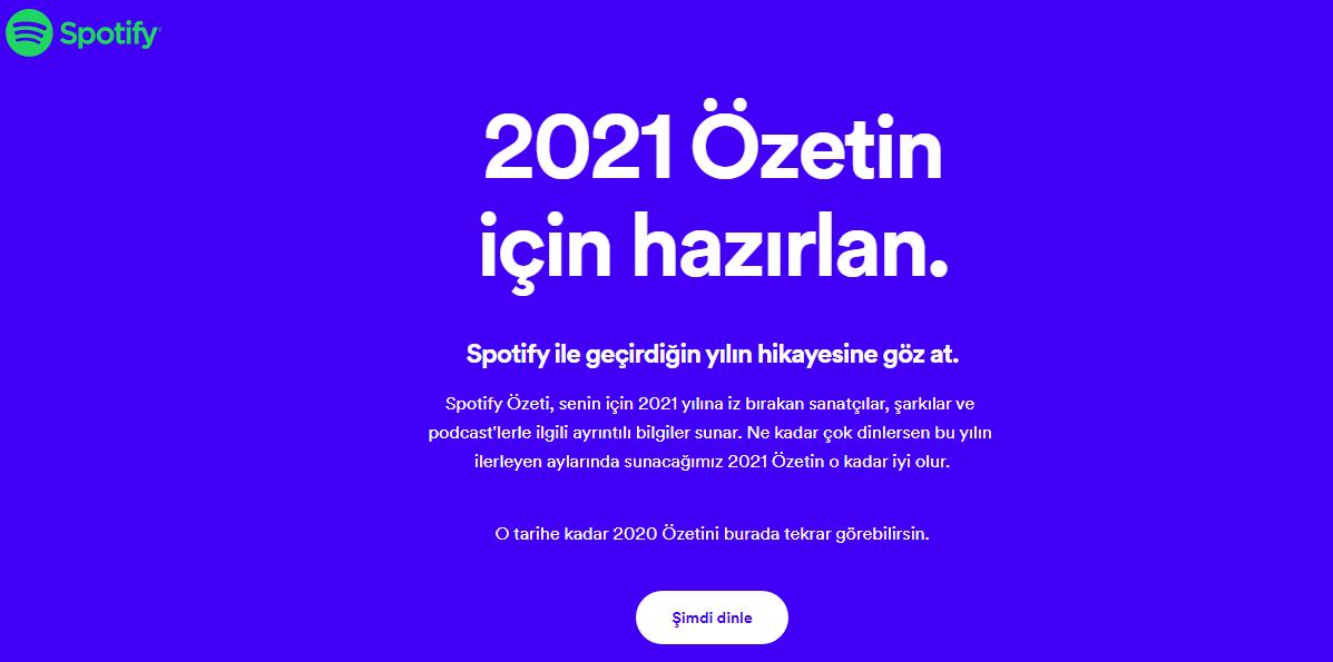 Spotify 2021 Özet