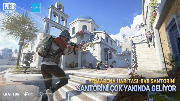 PUBG MOBILE'a santorini adası