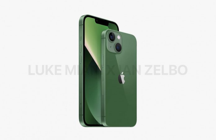 yeşil iPhone 13